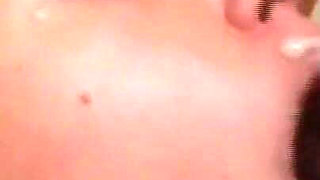 Young Busty Girl with Hairy Pussy Fucked and Cummed in Mouth by Monster Black Cock