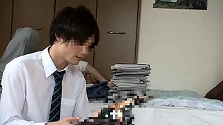 Japanese teen Maho Aizawa does a handjob