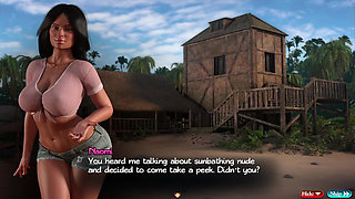 I Showed off to a Stranger on the Beach, Masturbating