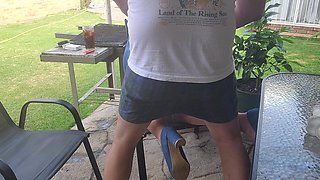 Fucking My Neighbor's Slut Wife Outdoor