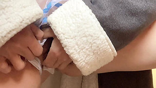 Pissing Pussy Wet Dirt Hana Chan Cute Small Body