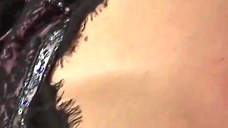 Sexy brunette gets fucked while her man watches her