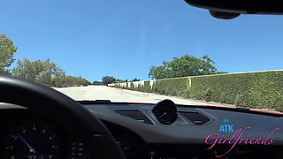 Hanging Out With Pretty Cute Blonde Babe And Getting A Blowjob In The Car With Cecelia Taylor