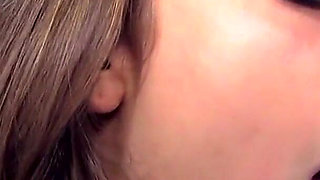 Sexy brunette does sucking and handjob perfectly