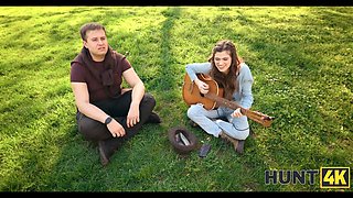 Hunt4k. thin whore sold her labia and the greatest song