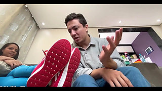 Roommate Gym Sweaty Feet Worship and Smell Ep 2