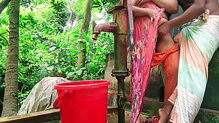 Indian Desi Aunty Shower Fucked.