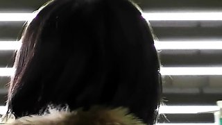 Amateur girls voyeur intercourse in public place