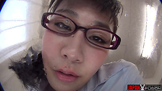 Thick Spit Hits Hard. Soaked Tongue Lingers. Teacher Tomoka Akari, Mouth Wide Open, Feeds You... and Your Fetish