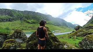 Masturbation with a Beautiful Views