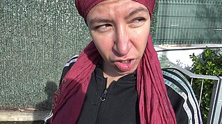 Turkish Wife Cheats on Her British Husband with a Big Black Cock