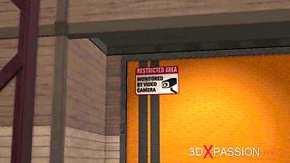 3DXPassion featuring lassie's extreme deepthroat clip