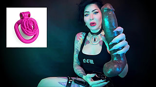 Locktobet Task for Sissies: Clitty Chastity and Big Black Cocks