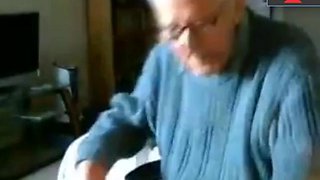 Grandpa jerking off