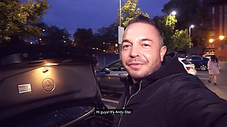 Andy fucks Liz at a main road in the heart of Berlin - Hitzefrei