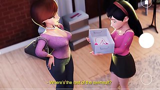 Los Increíbles: Helen & Violeta Parr: Step Mom & Daughter Casting Couch Thrill