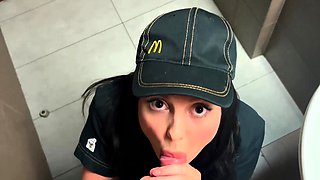 - Eva Soda Risky public bang-out in the toilet.