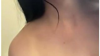 Casually Smoking A Cork Cigarette With Dark Lipstick On With Ellie Louise