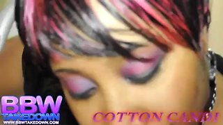 Watch Cotton Candi - Bbw, Pov, Ebony Porn