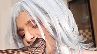 Chastity: Failed Heelfuck, Spiked Heels on Her Cage and Worship of My Stocking Feet - Mistress Julia