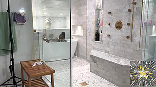 Sultry Soak: Giana's Naughty Bath Tease