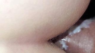 Tight doggystyle multiple creampies