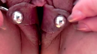 Slave Doll Aaruna Diary 19 (pierced Labia Heavy Ring, Purple Panty Hose, Butt Plug,masturbation)