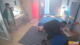 Creampie for college schoolgirl who has a spirit in her dormitory room - fakehub full episode