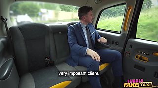 Antonia Sainz Suits Up for a Wild Taxi Encounter
