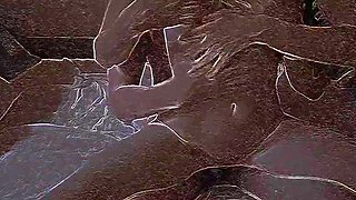 Slim Teen with Cum on Tongue