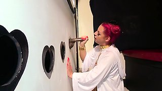 Cheri Pi - Double Feature - Latex Fuck & Suck + 3 Glory Hole Scenes