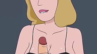 Rick and Morty - a Way Back Home - Sex Scene Only - Part 47 Beth Handjob by Loveskysanx