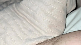 Step mom hand slip under step son underwear squeezing his dick