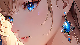 Quiet Joy: a Beautiful Young Woman in Magical Light