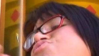 Big titted brunette gives perfect handjob