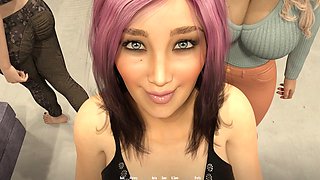 Hentai anime, cartoon sex, helping