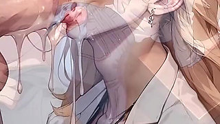 Teen Office Blowjob Cum