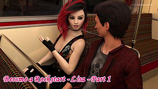 A cute stranger followed me and I ended up being fingered! Become a Rockstar - Lisa - Part 1