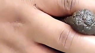 Twisting My Hard Nipples Closeup Lactating