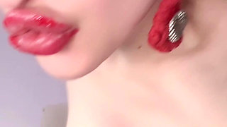 Thick Eyeglasses Talk Blowjob and Nude Dance