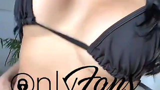 Latino Trans craving for anal in a videocall