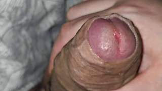 Step mom hand pulled out step son dick without shame and handjob