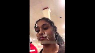 Real homemade amateur facial cumshot