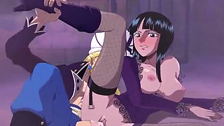 One Piece - Nico Robin Having Wild Sex Hentai P21