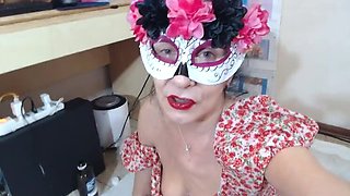 Hot Italian MILF Begs for Big Dick to Make Her Cum - Masked & Dirty Talk