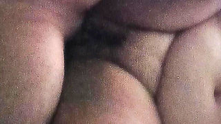 My husband catches me with my legs spread on the bed