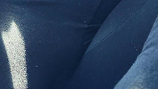 Titty Play in Car