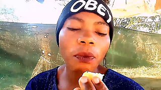 Fun times in a village kitchen