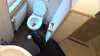 Golden Shower on Toilet Slave POV (208)