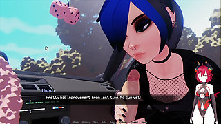 3d Porn Emo Girl Blowjob- V-Tuber Plays Hooked